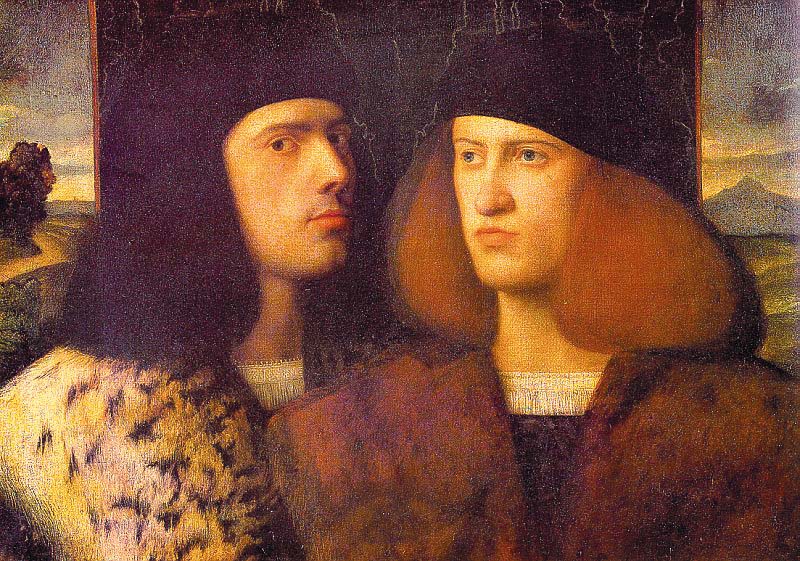 Portrait of Two Young Men