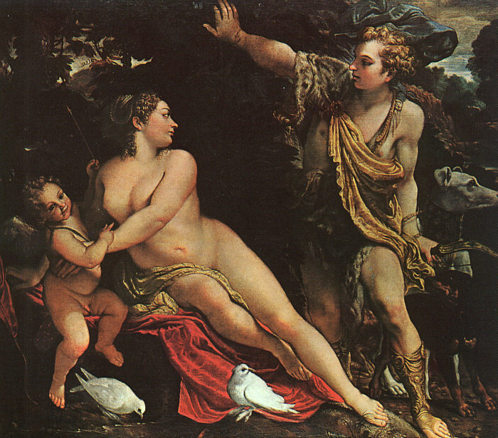 Venus, Adonis, and Cupid