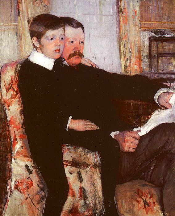 Alexander J. Cassatt & his Son Robert Kelso