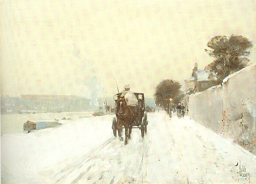 Along the Seine, Winter