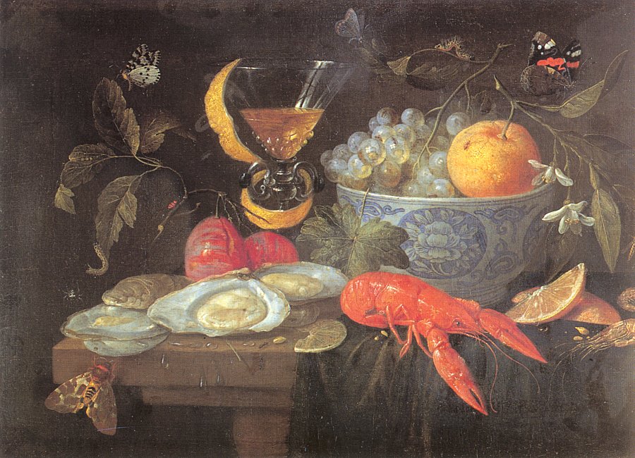 Still Life with Fruit and Shellfish