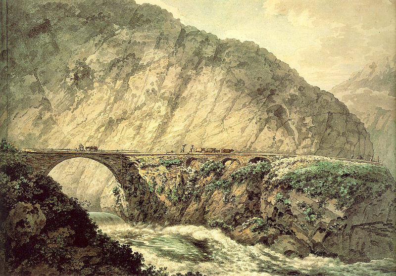 The Devil's Bridge in the Canton of Uri