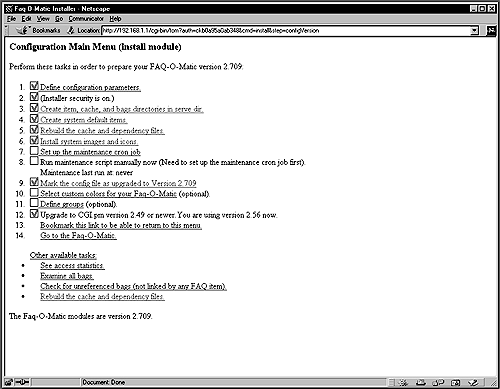 FAQ-O-Matic-Configuration